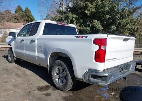 2021 Chevrolet Silverado 1500 4Wd Standard Bed Wt из США, поврежденный, VIN 1GCRYAEH1MZ107600